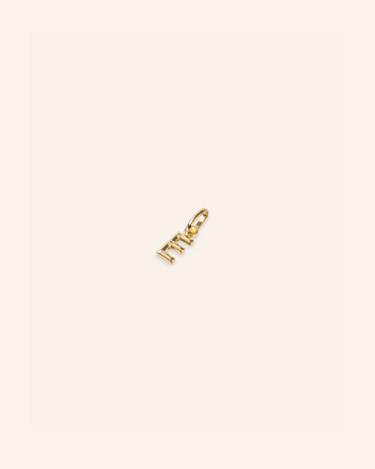 LETTER E PENDANT